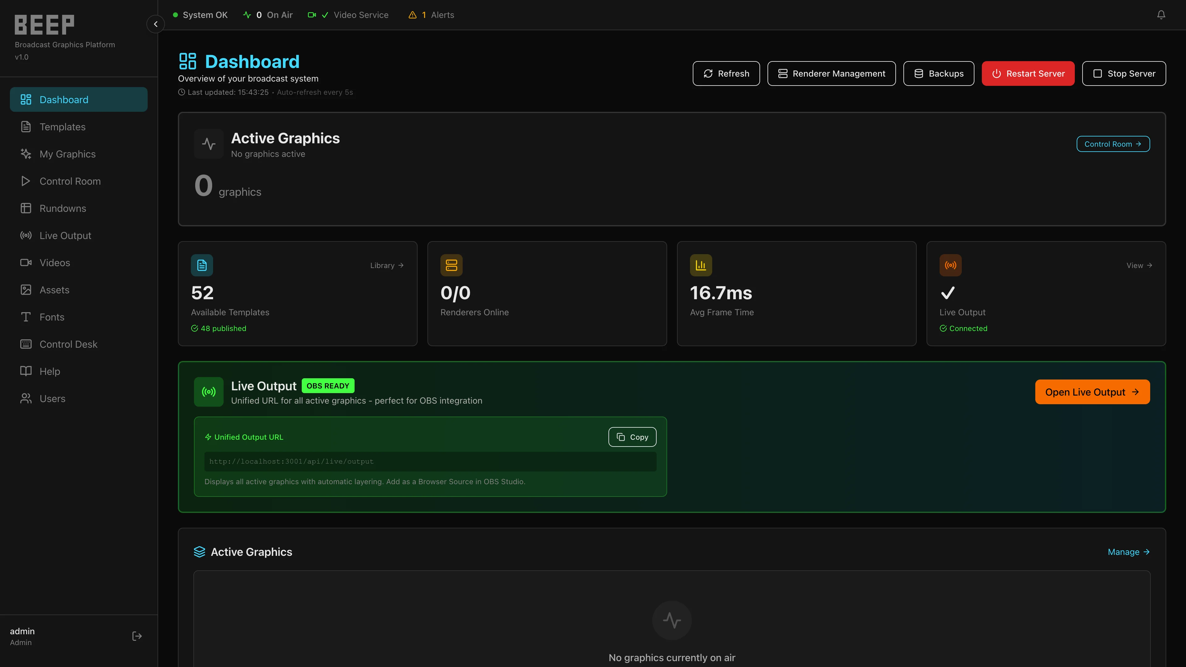 BEEP Dashboard